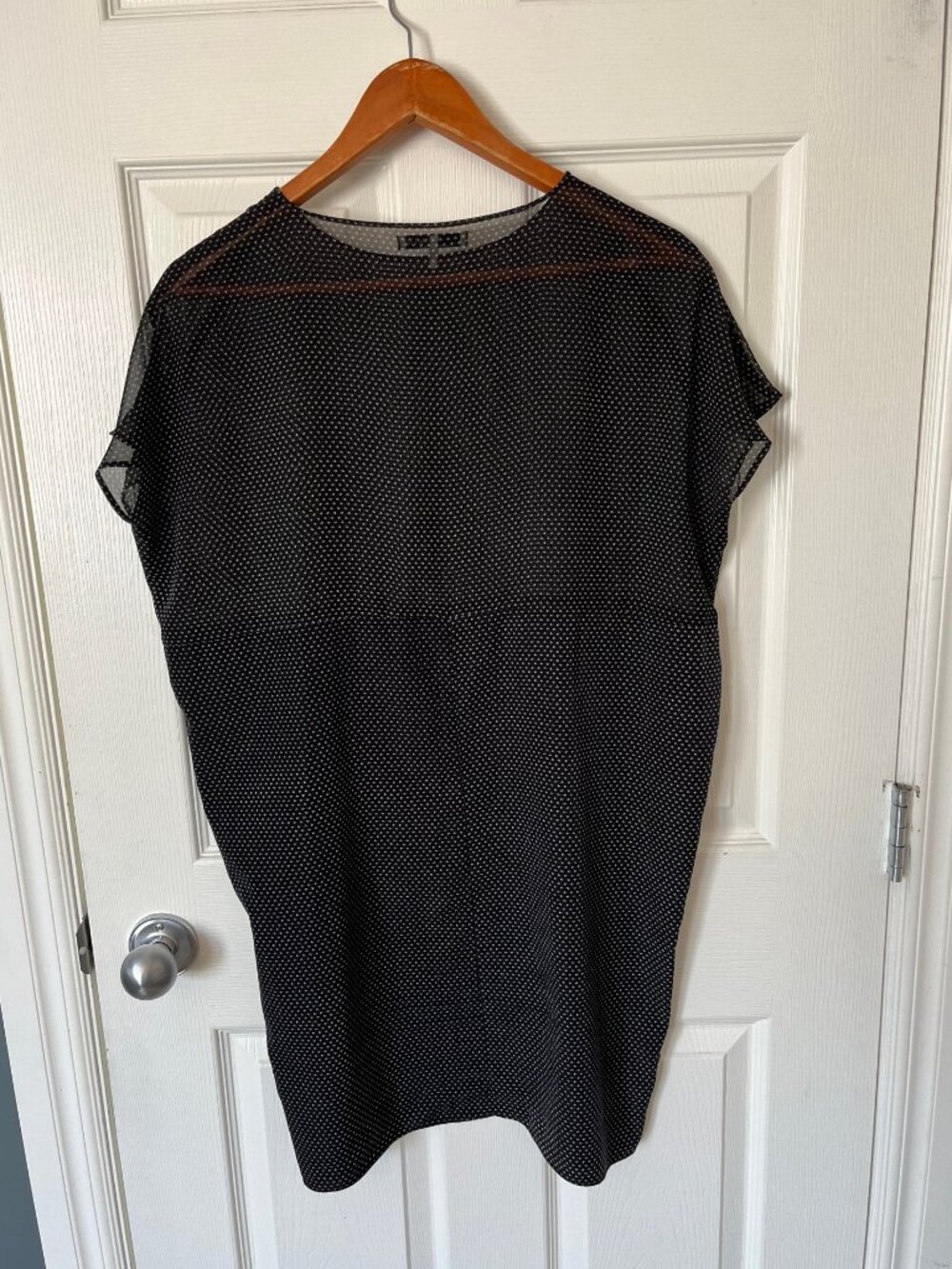 OAK + FORT Navy Blue Shift Dress, Size XS